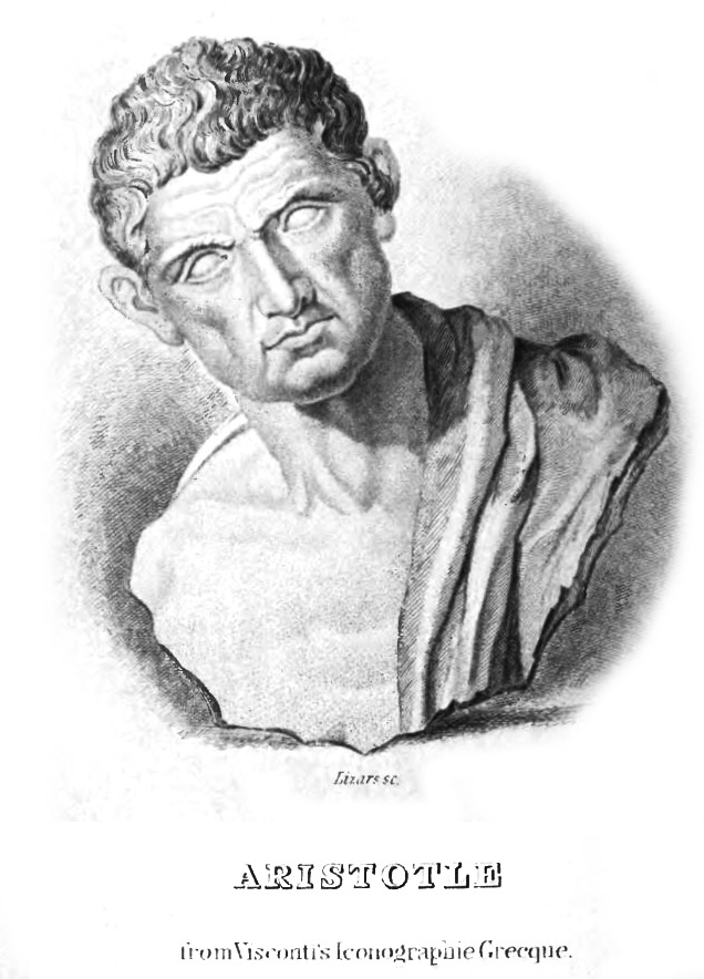 Historical depiction of Aristotle