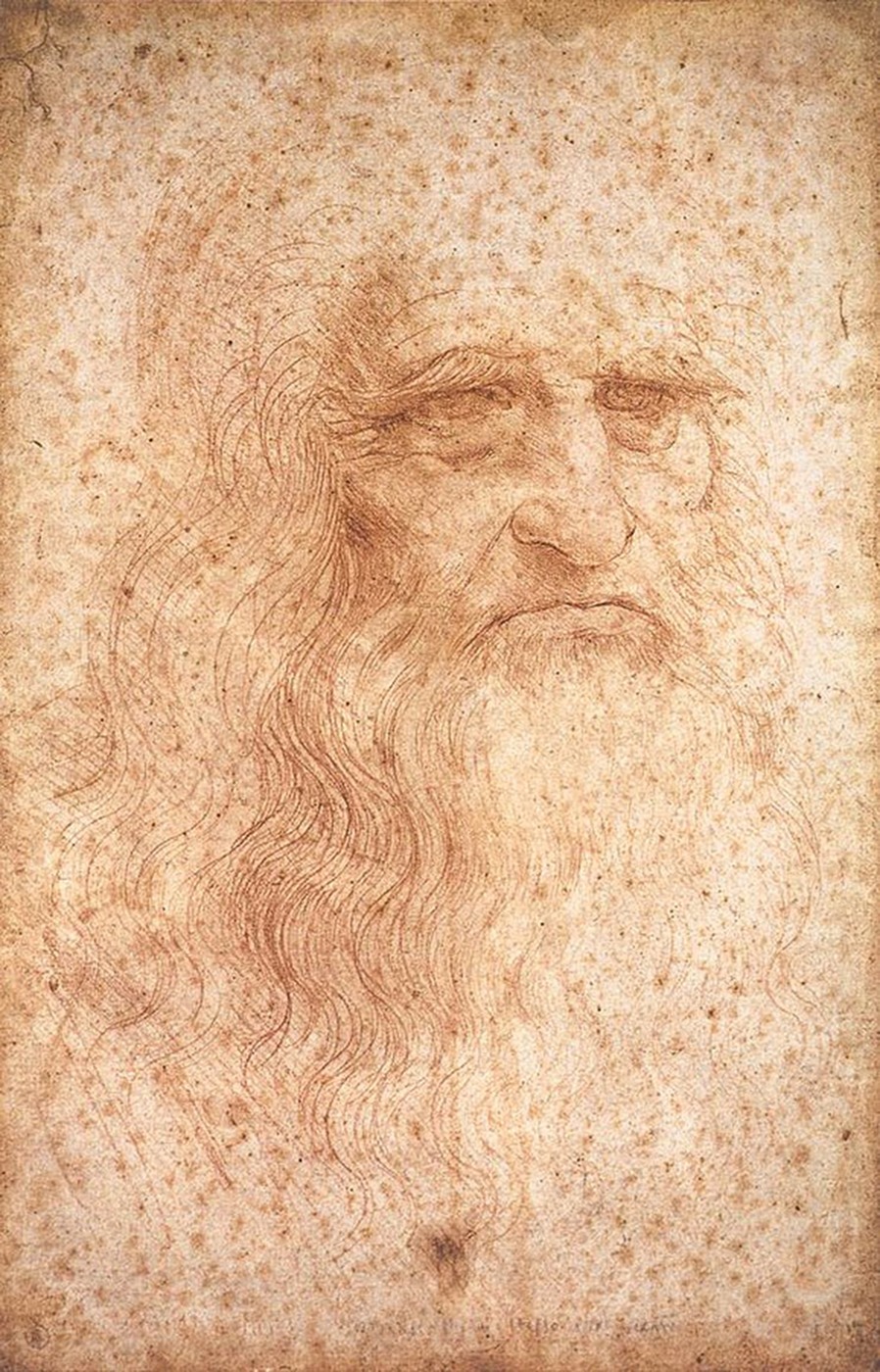 Historical depiction of Leonardo da Vinci