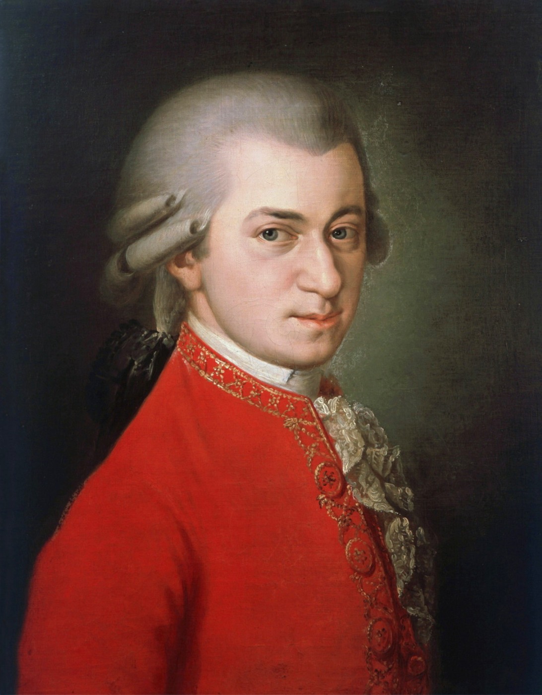Historical depiction of Wolfgang Amadeus Mozart